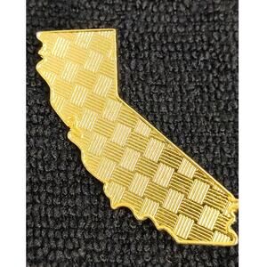 Vintage GARNAY Brooch Pin California Gold Tone Collectable Jewelry USA Cali